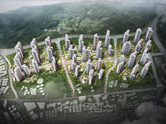 부산 온천4재개발 조감도<삼성물산 제공>